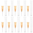 thumbnail image 2 of 100pcs Plastic Dispensing Needles 25g 13mm Industrial Liquid Dispenser Needle For Refilling Liquid Inks Adhesive Glue Orange, 2 of 9
