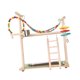 thumbnail image 3 of Parque de juegos para pájaros, soporte para ejercicios para pájaros, perchas para loros, gimnasio para pájaros, corralito con escalera, soporte de, 3 of 8