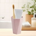 thumbnail image 6 of Toothbrush Holders Toothbrush & Mouthwash Cups Geometric Fashion Simple Toothbrush Cup, 6 of 6