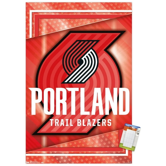 NBA Portland Trail Blazers - Logo 17 Wall Poster, 14.725" x 22.375"
