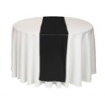 thumbnail image 1 of Linentablecloth Camino De Mesa Satinado De 14 X 108 Pulgadas, Color Negro, 1 of 2