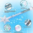 thumbnail image 3 of Snowflake Luminous Magic Wand Princess Cosplay Fairy Stick Glowing Magic Wand, 3 of 5