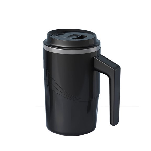 Electric Self-Stirring Coffee Mug with LED Temperature Display, 400ml Rechargeable Magnetic Mixing Cup, 304 Stainless Steel Auto Stirring Coffee Mug for Protein Shakes, Tea, and Hot Drinks