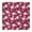 Red Baseballs and, variant on Red Baseballs and Stars Pattern Square Fitted Tablecloth with Elastic Edge,Square Table Cover,Washable Elastic Table Cover for Home Kitchen Party Decor 36"x36"