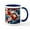 White/Navy Inside, variant on CafePress - Sakura Koi Asnoha 11 Oz Ceramic Mug - 11 oz Ceramic Mug - Novelty Coffee Tea Cup