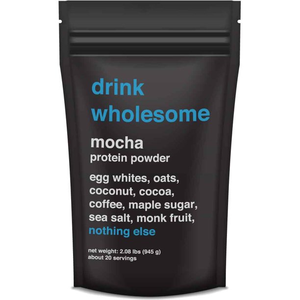 Drink Wholesome, Clean Protein Powder, Mocha, 20 g protein, 20 servings