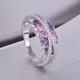 thumbnail image 5 of Anillos para mujer, regalos para mujer, moda para damas, diamantes, moda, anillo de joyería femenina en forma de corazón, para damas, 5 of 5