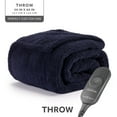 thumbnail image 3 of Sunbeam LoftTec Heated Throw Blanket Foot Pocket 3 Heat Settings 3-Hour Auto Off 50"x60", 3 of 11