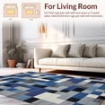thumbnail image 2 of ODIKA 8' x 10' Machine Washable Non-Slip Area Rug, Geometric rectangle High Traffic Rug, Blue, 264134, 2 of 7
