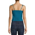 thumbnail image 3 of Time and Tru Women's Tie Strap Cami Tank Top, 3 of 5