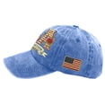 thumbnail image 3 of America 250th Birthday Hat Rose USA Pattern 250 Years Anniversary Adjustable Baseball Cap for Men Women, 3 of 4