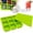 Light Green, variant on Ice Trays for Freezer | 9 Cavity Reusable Container with Lid | Ice Cubes Maker | for Whiskey Coffee Kitchen Parties Drinking Food Bar Camping Chocolate Candy Fruit (Yellow)