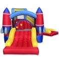 thumbnail image 2 of Cloud 9 Rocket Bounce House with Blower & Two Slides - Inflatable Bouncer for Kids, 2 of 7