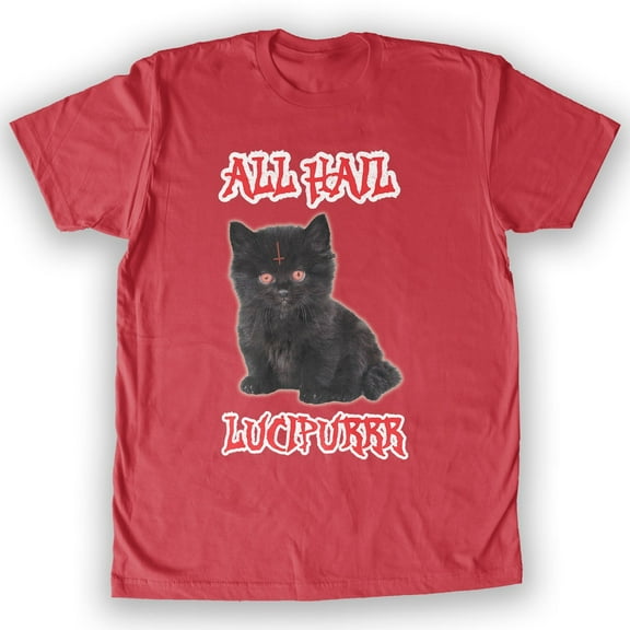 Function - All Hail Lucipurrr Men's Fashion T-Shirt