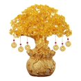 thumbnail image 1 of Decoración de árbol de dinero de Feng Shui Árbol de dinero de cristal para riqueza y buena suerte,, 1 of 2