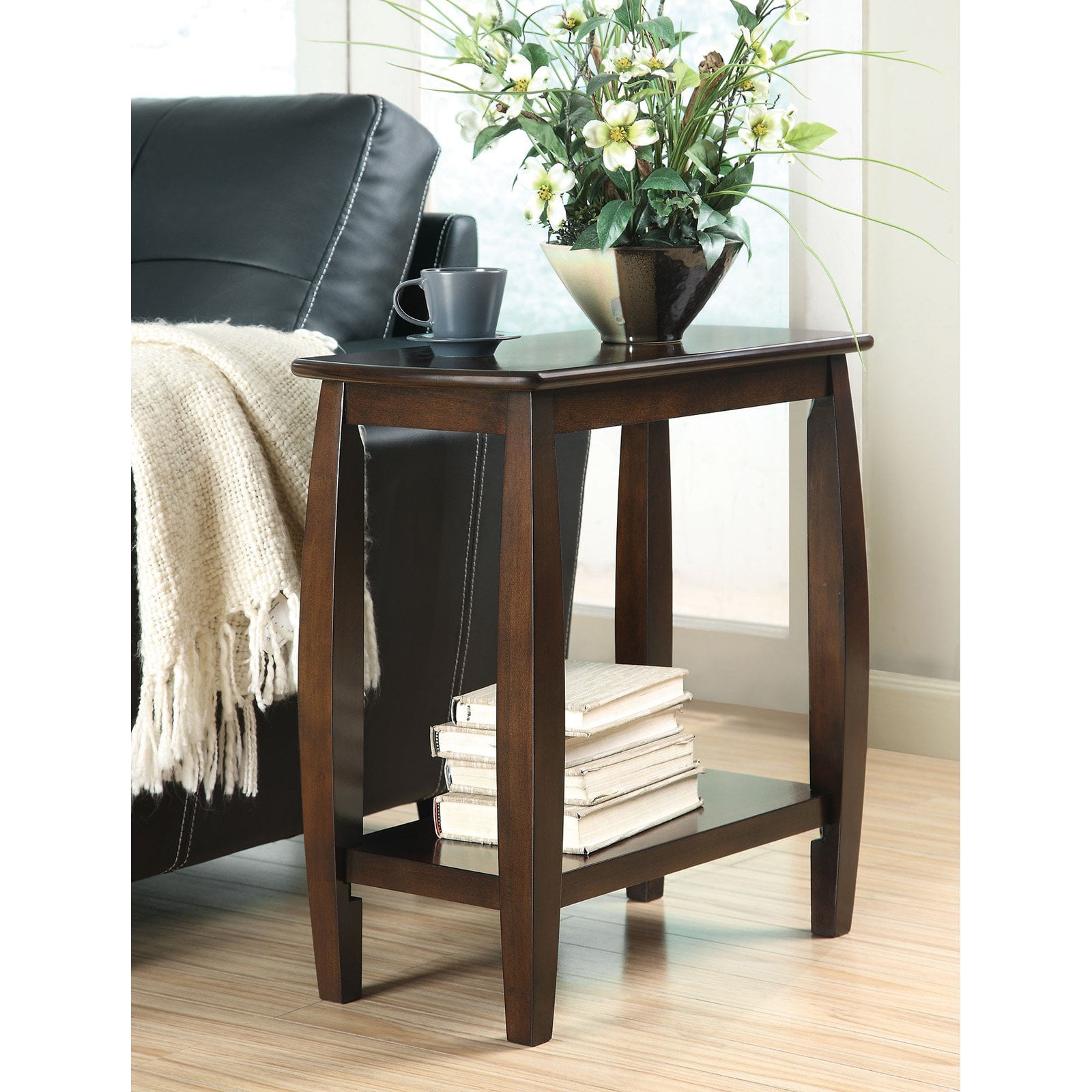 Coaster Furniture Cappuccino Transitional Chairside End Table Coaster Furniture Cappuccino Transitional Chairside End Table Com