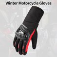 thumbnail image 3 of Winter Motorcycle Gloves Waterproof Cold Weather Motorcycle Gloves Warm Riding Gloves, 3 of 5