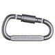 thumbnail image 2 of Mosquetón D-ring Clip de bloqueo Gancho colgante Hebilla EDC Herramientas Gris 2 piezas Ndcxsfigh  Para Estrenar, 2 of 3