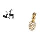thumbnail image 5 of Elegante juego de figuras de resina de ciervo y oro para sala de estar, oficina, dormitorio, decoración de mesa, escultura animal única, adorno de reg, 5 of 8