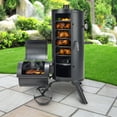 thumbnail image 3 of Outdoor Leisure Products Multi Level Vertical Smoker and Charcoal Grill, 3 of 8