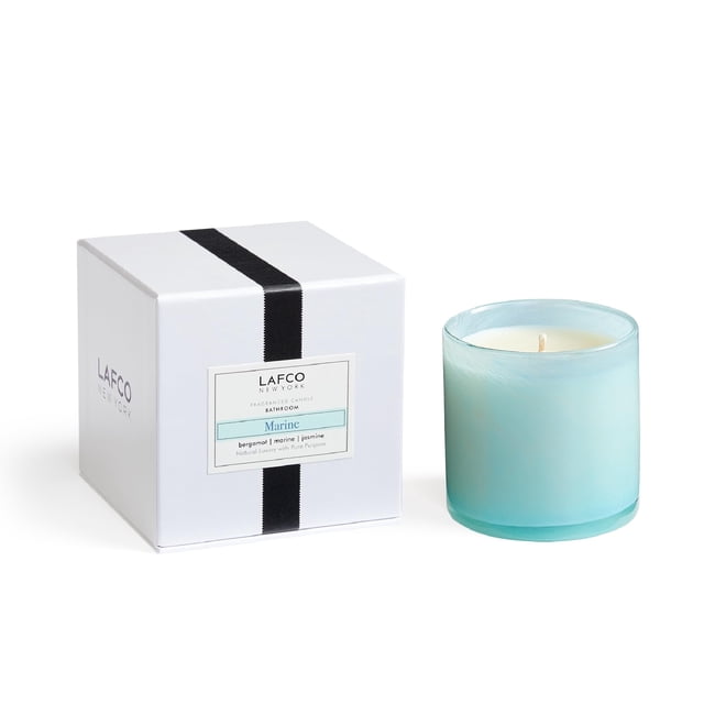 Vela LAFCO New York Classic Marine de 190 ml con un tiempo de combustión de 50 horas