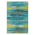 thumbnail image 2 of Unique Loom Outdoor Coastal Collection Area Rug - Ombre (6' 1" x 9' Rectangle Multi.Blue/Yellow), 2 of 11