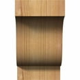 thumbnail image 2 of 3 1/2"W x 6"D x 6"H Newport Smooth Corbel, Western Red Cedar, 2 of 9