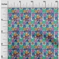 thumbnail image 2 of oneOone Cotton Flex Turquoise Blue Fabric Cat Sewing Fabric By The Yard Printed Diy Clothing Sewing Supplies 40 Inch Wide, 2 of 5