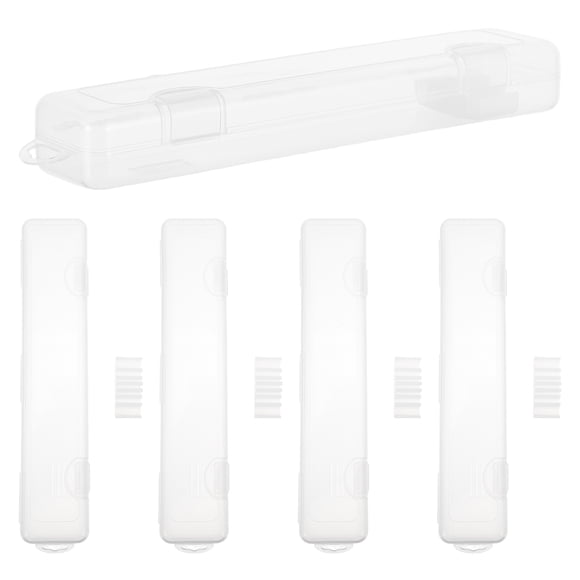 Raindrops 5Ud Caja Organizadora Transparente Para Cubiertos Con Compartimentos Para Camping Y Picnic