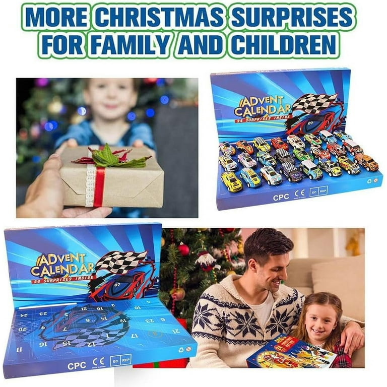 Christmas Advent Calendar 2024 Kids, 24PCS Advent Calendar Movie