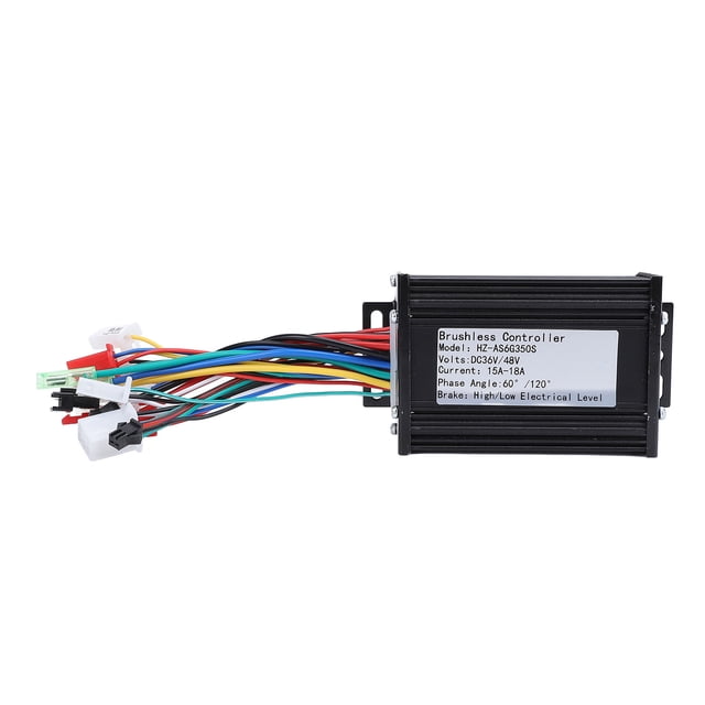 Controlador De Motor De Scooter Eléctrico, Buena Disipación De Calor Scooter Controlador De Motor Sin Escobillas aleación De Aluminio 36V 48V Prevención De Bloqueo Para