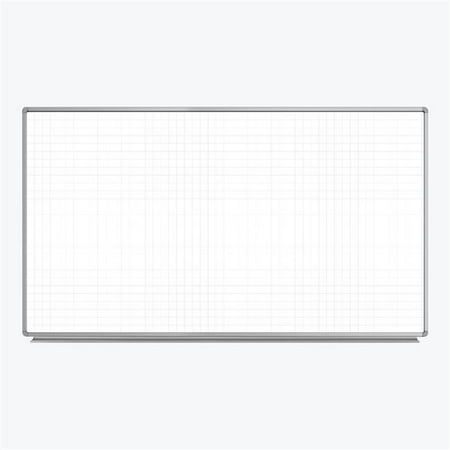 whiteboard luxor magnetic mounted ghost grid