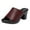 Wine, variant on Mostsola Womens Sandals Platform Heels Peep Toe Slip on Dress Shoes Casual Summer Slides Mules