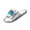 Blue, variant on Slippers for Women Plush Cozy Open Toe Cotton Bedroom Home Slippers Non Slip Breathable Indoor Slippers