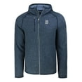 thumbnail image 2 of Men's Cutter & Buck Heather Navy Detroit Tigers Mainsail Full-Zip Hooded Jacket, 2 of 3