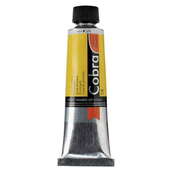 Cobra Water Mixable Oil Colour 150ml, Primary Yellow