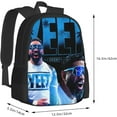 thumbnail image 3 of Jey USO Wrestler Unisex Sports Bag, Backpack for Office Lightweight Work Backpack Computer Bag for Men and Women, 3 of 7