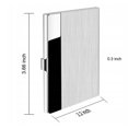 thumbnail image 3 of Porte-Cartes de Visite Ensemble de 2 Porte-Cartes de Visite Professionnels Couverture en Acier Inoxydable, 3 of 5