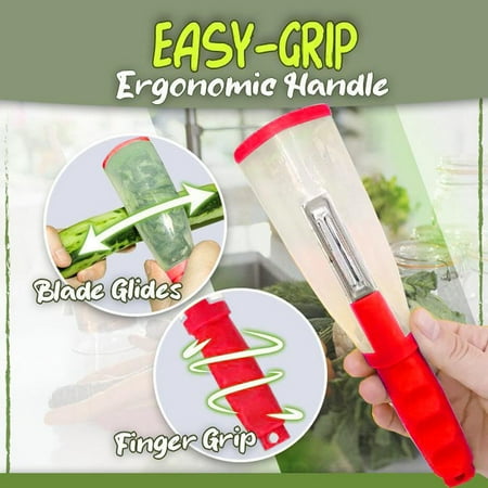 

YuXinYang Kitchen Tools Rust Steel Scraping Knife Multi-purpose Planer Knife With Box Storage Peeler Household Storage Type Peeling Knife Melon And Fruit Planer Cooking