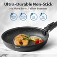 thumbnail image 2 of Induction Cookware Set 10 Pieces Nonstick Pots and Pans with Removable Handles for All Hobs Stackable Design Dishwasher Oven Safe PFAS, 2 of 7