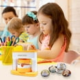 thumbnail image 2 of XUYAN Badge Machine Kids Pin Machine DIY Badge Making Machine Pin Maker Machine Round Button Badge Maker Badge Pressing Machine with 48Pcs Button Parts and Stickers for DIY Gifts, 2 of 9