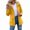 Yellow, variant on Womens Rain Jacket Striped Hooded Waterproof Coat Casual Windbreaker with Flap Pockets Lightweight Outerwear Army Green M