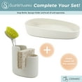 thumbnail image 5 of Scarlettwares Ceramic Sponge Holder Kitchen Caddy Sponge and Brush Holder, 5 of 5
