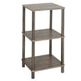 thumbnail image 1 of Nola Home 3-Tier End Table, Side Table, Multipurpose Shelf, Easy Turn Assembly, Grey, 1 of 5