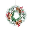 thumbnail image 2 of Christmas Wreath Simulation Wreath Hanging Window Props On The Door Background Christmas Tree Accessories Home Decor Holiday Decorations Christmas Decor, 2 of 6