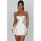 thumbnail image 1 of Vestido corto de verano de color liso, sin espalda, adelgazante, sexy, popular en Europa y América, 1 of 6