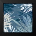 thumbnail image 2 of Black, Alex 15x15 Black Modern Framed Museum Art Print Titled - Small Blue Palms II, 2 of 5