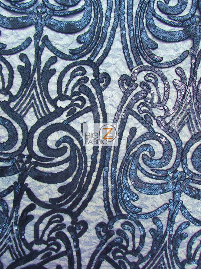 navy lace by the yard
