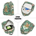thumbnail image 5 of FORMRS Mini Backpack Purse for Women Quilted Travel Daypack Casual Shoulder Bag, Christmas Gingerbread, 5 of 7