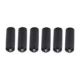 thumbnail image 4 of Tapas protectoras de PVC negras, 100 piezas, protectores de extremos redondos para roscas de tornillos y accesorios de tuberías, 4 of 8